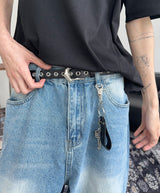 Alfie Wide Washed Denim Pants
