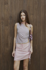 ONE SHOULDER TIE TOP
