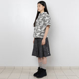 Twister Button Hood Tee - Camo