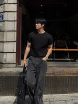 Shoulder hidden ringer t-shirt