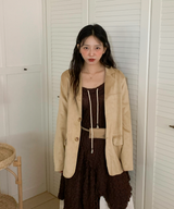 Autumn Suede Collar Jacket