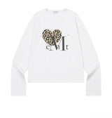 SIERRA LEOPARD HEART LONG SLEEVE T (2COLOR)