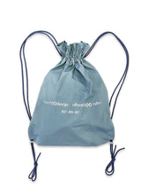 Reverse Logo Gym Sack / Dusty Blue