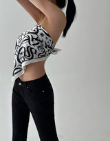 Basic Low-Rise Bootcut Pants