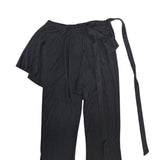 Layered flare skirt pants