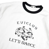 ディストレストバンブーコットンプリントTシャツ