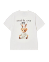 25FW WOMAN FUZZY BEAR SHORT SLEEVE T-SHIRT