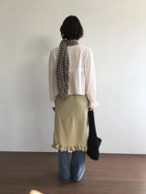 Bagel frill knit skirt (2color)