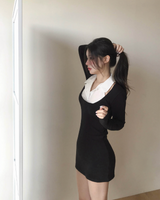 promise halter collar shirt layered ops