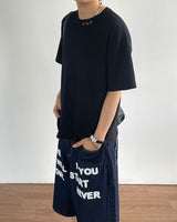 ウェザークロップワッフルショートスリーブTシャツ