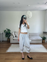 puff capri pants