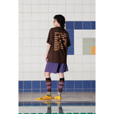 DIVING T SHIRT / BROWN