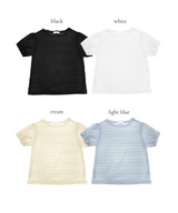 パフウィンクルシースルーショートスリーブTシャツ 4C
