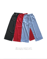 Sunday Home Stripe Lounge Button Wide Pants
