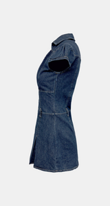 Wendy Denim Button Dress