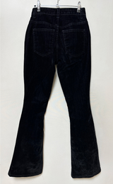 (HIP SHAPING/DATE LOOK) ベルベットストレッチデニムローライズブーツカット