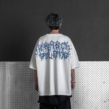 HIERARCHY STUDIOS Chroma - White Hysteria Wide Oversized T-Shirt