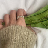 (silver925) Waterdrop cubic ring *silver