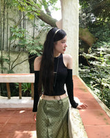venice dot & frill midi SK