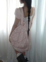 Pudgy bunny backpack _ Baby pink