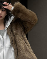 Wild fur jacket