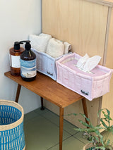 Ribbon Stripe Tisue Basket