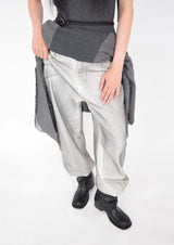 Black Spray Coated Jeans