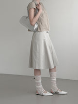 Trench Button Crop Short Sleeve Shirt Jacket