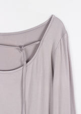 BUCKLE CROP TEE