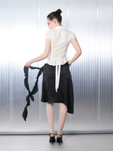 レーシーボウシャツ [White]
