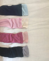 ネヴ スクエアネック ロングスリーブ Tシャツ (9 Colors)