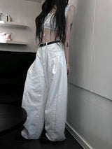 cut-line volume-up wide pants