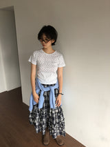メルティングフラワーTシャツ (3color)