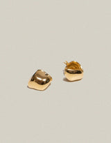 Stone Earrings Gold