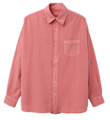 Glass Pigment Basic Cotton Shirt