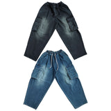 Wide Y2K Cargo Balloon Pants