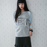 YURINA pfp Raglan 3/4 T-shirt [2 Color]