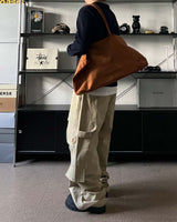 CT patch cargo cotton pants
