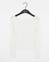 FミングシャーリングトップレイヤードボートネックTシャツセット