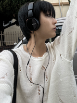フムットモヘアヴィンテージニット