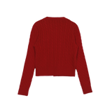 ESSENTIAL CABLE CARDIGAN (4 COLORS)