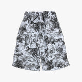tiedye capri cargo shorts_white