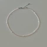 Blush beads necklace