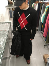 No.1493 D roll-up button KNIT (3color)