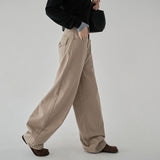 [Asgen] Herringbone Pocket Curved Cotton Pants - 3 Colors