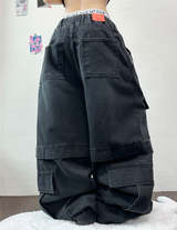 FRONT CARGO BALLOON DENIM 🩶