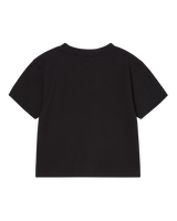25FW WOMAN NYイメージクロップ半袖Tシャツ ブラック