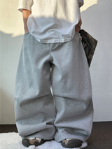 サニーサイドアップ☀カーペンターツーピンタックパラシュートバルーンスウェットパンツ 🖤🤍🩶3カラー