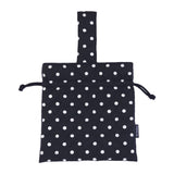 One Handle String Bag_Dot Black