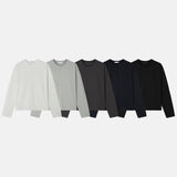 コアベーシッククロップロングスリーブTシャツ (5color) (No.1000)